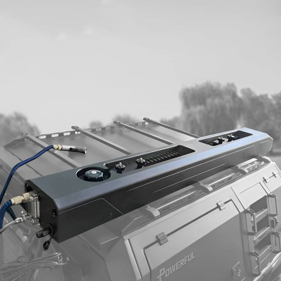 Depósito de água solar com chuveiro de 30L para tejadilho 4x4 image 3