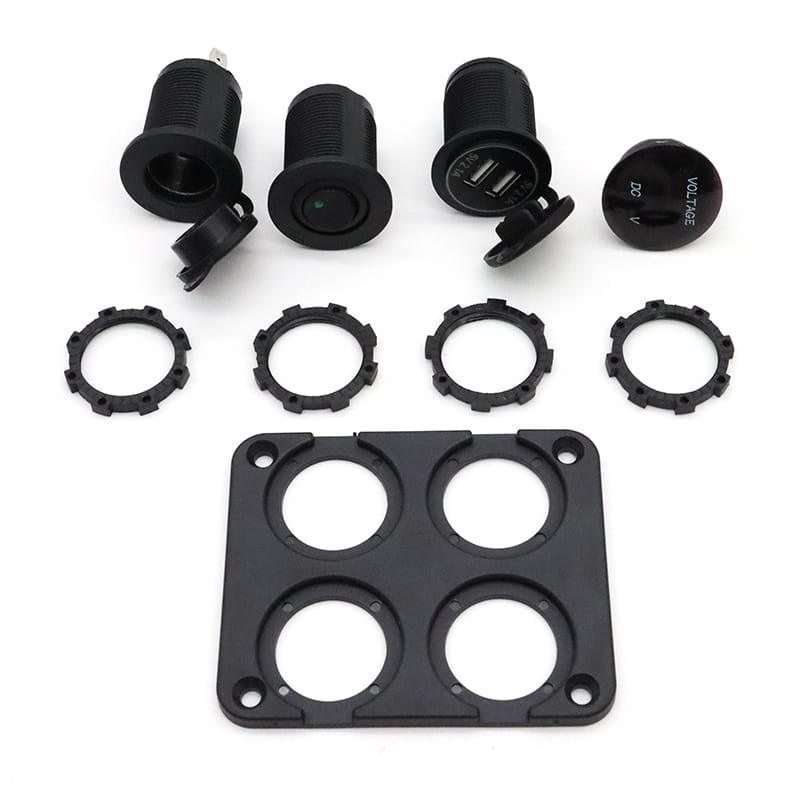 Painel de tomadas personalizado 12V - Verde image 5