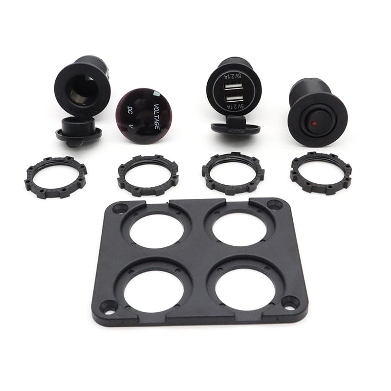 Painel de tomadas personalizado 12V - Vermelho image 4