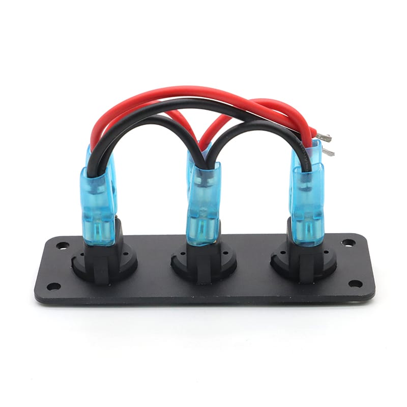 Painel 3 interruptores 12V - Verde image 5