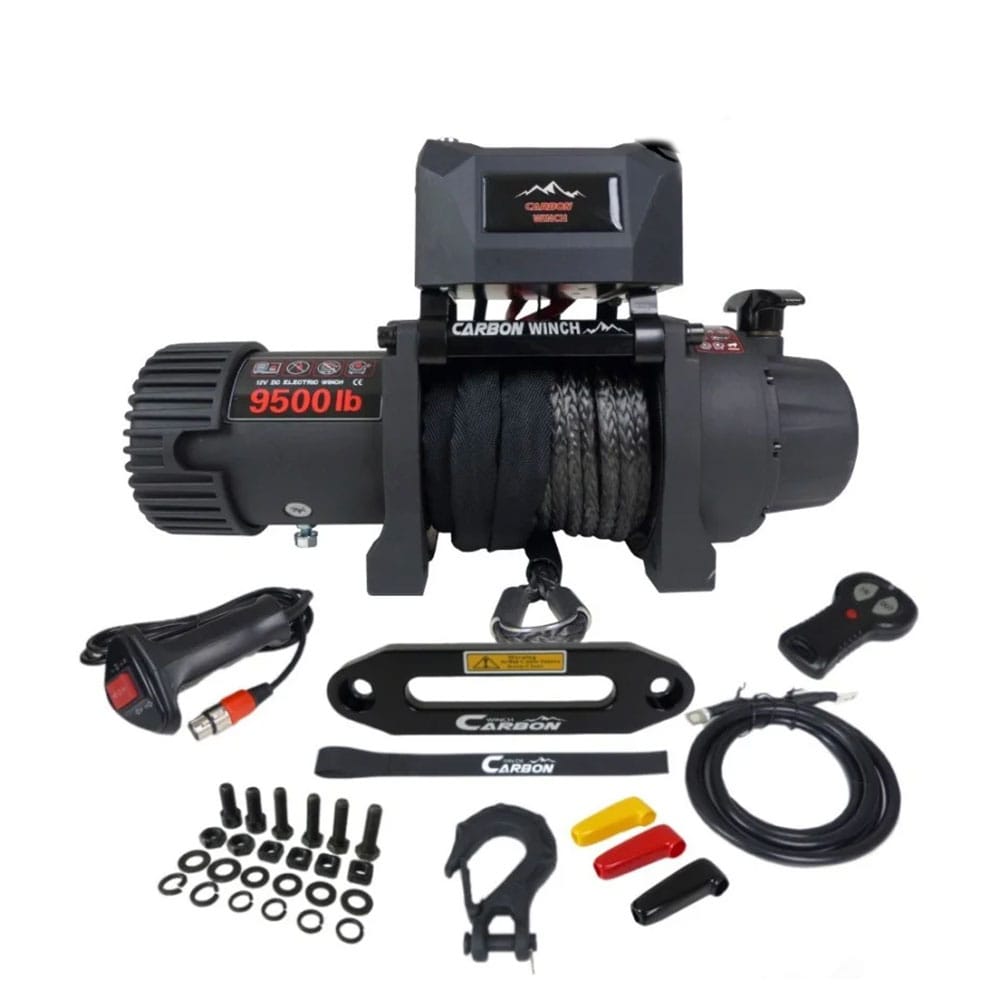 Guincho CARBON WINCH HPS 9.500 LBS 12V image 1