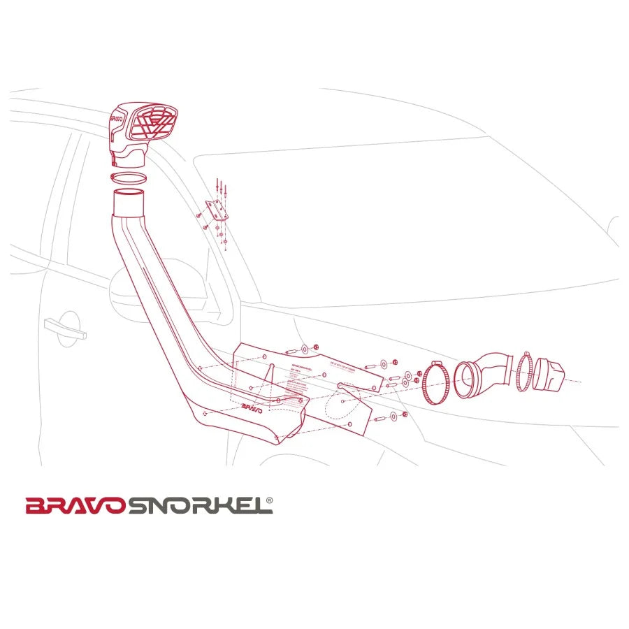 Bravo Snorkel Mitsubishi L200 / Triton MR (2019) image 2