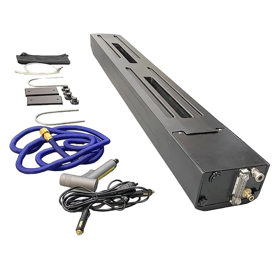 Depósito de água solar com chuveiro de 30L para tejadilho 4x4 image 0