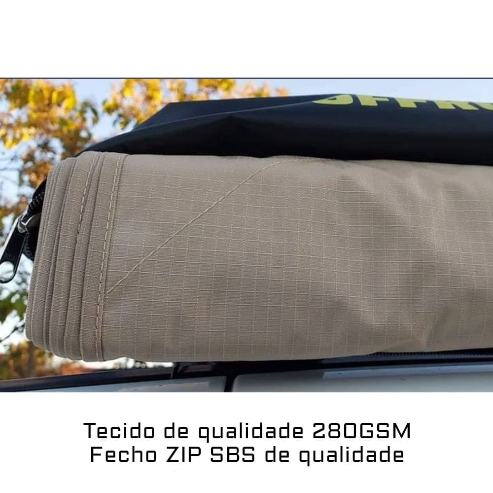 Toldo Lateral Offroad 2,5m x 2,5m Cinza image 2