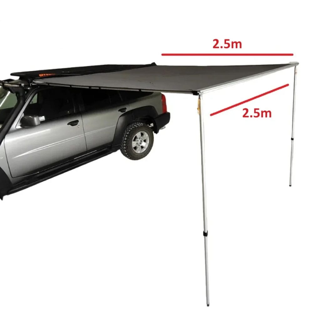 Toldo Lateral Offroad 2,5m x 2,5m Cinza image 0
