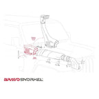 Bravo Snorkel Jeep Wrangler JL / JT (2017+) - EXTRA image 1