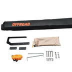 Toldo Lateral Offroad 2,5m x 2,5m Cinza image 7